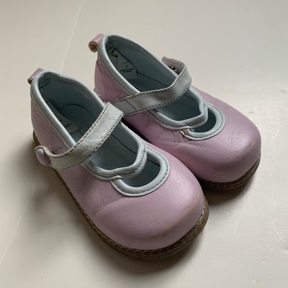 Baby Gap Girl’s Ballet Flat Shoes Leather Lilac 6